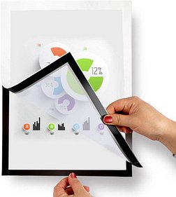 Thumbnail - LMG Magnetrahmen selbstklebend weiß A4, 1 St.