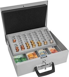 WEDO Geldkassette 150100837 Universa lichtgrau