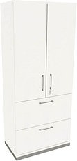 fm Aktenschrank Oldenburg, 4260649684757 weiß 2 Fachböden 80,0 x 44,2 x 186,9 cm