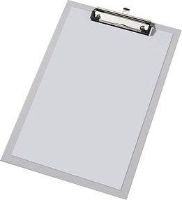 Thumbnail - VELOFLEX Klemmbrett Grey Elegance 4814781 DIN A4 grau Karton, 1 St.