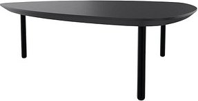 fm TRESTA Beistelltisch schwarz 98,0 x 91,0 x 31,0 cm