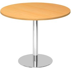 HAMMERBACHER Bistrotisch rund Spanplatte buche 100,0 x 100,0 x 74,5 cm, 1 St.