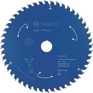 Thumbnail - BOSCH EXPERT for Wood Kreissägeblatt 165,0 mm, 48 Zähne, 1 St.