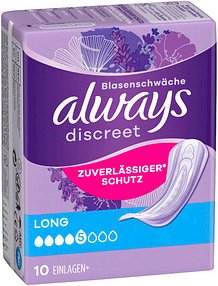 always Inkontinenzeinlagen discreet Long, 10 St.