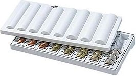 WEDO Zählbrett ECO lichtgrau Kunststoff-Gehäuse, 1 St.