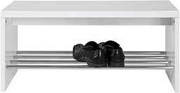 HAKU Möbel Schuhbank 95330 chrom Holz 81,0 cm