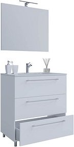 Thumbnail - VCM my bath Badmöbel-Set Schubo 914348 weiß 60,0 x 46,0 x 86,0 cm
