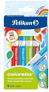 Pelikan Colorella Filzstifte farbsortiert, 6 St.