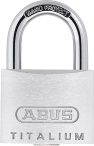 4 ABUS Vorhängeschloss Quads 64TI/40  silber