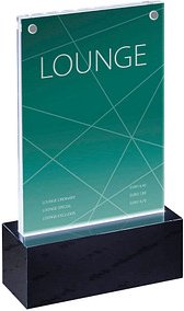 SIGEL luminous LED-Tischaufsteller DIN A6 beidseitig, 1 St.