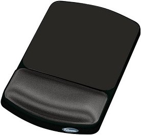 Fellowes Mousepad mit Handgelenkauflage Premium Gel höhenverstellbar schwarz