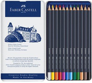 FABER-CASTELL Goldfaber Buntstifte farbsortiert, 12 St.