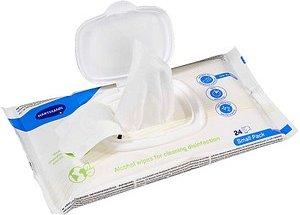HARTMANN Desinfektionstücher Bacillol 30 Sensitive Green Tissues 1-lagig weiß, 24 Tücher