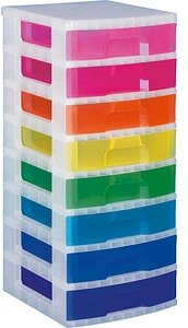 Thumbnail - Really Useful Box Fresh Colour Aufbewahrungsboxen bunt 39,5 x 42,0 x 91,0 cm, 1 St.