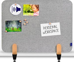 Thumbnail - Legamaster Tischtrennwand ELEMENTS 7-209810, grau 80,0 x 60,0 cm, 1 St.