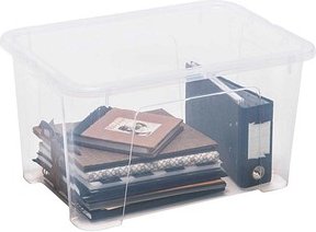 PAPERFLOW VIEW Aufbewahrungsbox 45,0 l transparent 55,0 x 39,0 x 30,0 cm