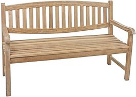 Garden Pleasure Gartenbank LOMBOK 940218 braun Holz 150,0 cm