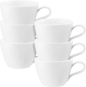 Thumbnail - 6 Seltmann Weiden Cappuccinotasse M5389-Coup weiß 0,22 l