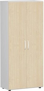 geramöbel Aktenschrank Flex, S-385100-AL lichtgrau, ahorn 4 Fachböden 80,0 x 42,0 x 180,8 cm