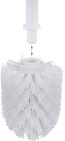 relaxdays Ersatzbürstenköpfe weiß Kunststoff Innengewinde: 12,0 mm, 5 St.