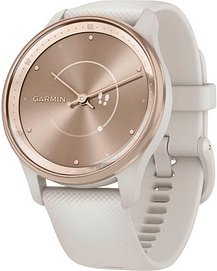 GARMIN vivomove Trend Smartwatch creme, perlgold