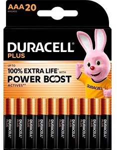 Thumbnail - 20 DURACELL Batterien PLUS Micro AAA 1,5 V
