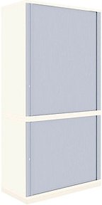 fm Sidney Rollladenschrank weiß 3 Fachböden 100,0 x 44,2 x 186,9 cm