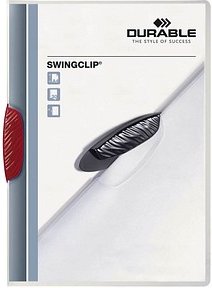 Thumbnail - 25 DURABLE Klemmhefter SWINGCLIP rot