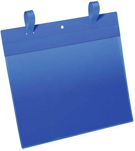 DURABLE Gitterboxtaschen blau A4, 50 St.