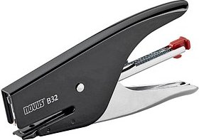 novus Heftzange B 32 schwarz