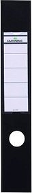 10 DURABLE Ordneretiketten ORDOFIX® schwarz für 7,0 cm Rückenbreite