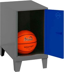 Thumbnail - Simonrack Spind SIMONLOCKER DISM anthrazit, blau 8425437121203, 1 Schließfach 40,0 x 50,0 x 57,5 cm