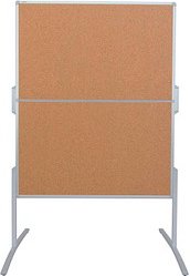 FRANKEN Moderationswand PRO klappbar 120,0 x 150,0 cm braun