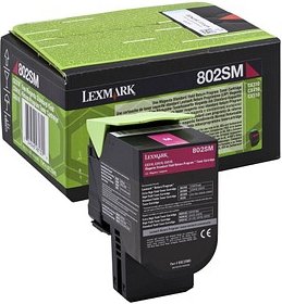 Lexmark 80C2SM0 magenta Toner