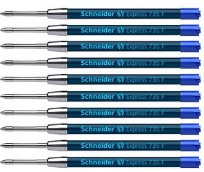 Schneider Express 735 Kugelschreiberminen F blau, 10 St.