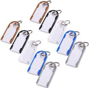 pavo Schlüsselanhänger Magnettag farbsortiert, 10 St.