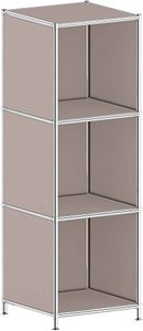 viasit Aktenregal System4 taupe 40,4 x 40,4 x 118,2 cm, 1 St.