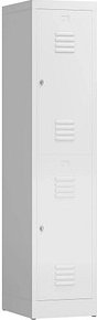 ClassiX Spind signalweiß X-523217, 2 Schließfächer 41,5 x 50,0 x 180,0 cm