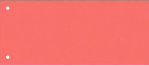 BRUNNEN Trennstreifen rot, 180 g/qm Karton 24,0 x 10,5 cm, 10 St.