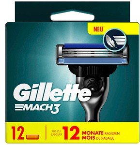 Thumbnail - Gillette Mach3 Rasierklingen 12 St.