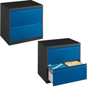 CP C 2000 Acurado Hängeregistraturschrank grau, blau 2 Schubladen 78,7 x 59,0 x 73,3 cm, 1 St.