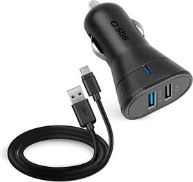 Thumbnail - sbs Kfz-Ladeadapter schwarz, 15 Watt