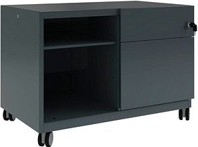 BISLEY Note™ Caddy Rollcontainer anthrazit 2 Auszüge 80,0 x 49,0 x 56,3 cm