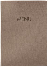 SIGEL Speisekarten-Mappe DIN A4, 2 Hüllen beige, 1 St.