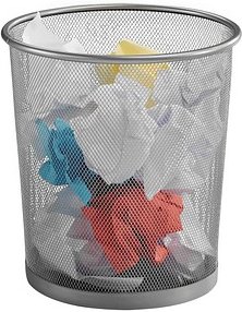 Zeller Meshline Papierkorb 12,0 l grau, 1 St.