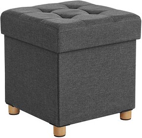 Thumbnail - SONGMICS Hocker mit Stauraum LSF14GYZ dunkelgrau, 1 St.