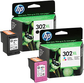 Thumbnail - HP 302XL (F6U68AE/F6U67AE) schwarz, color Druckerpatronen, 2er-Set