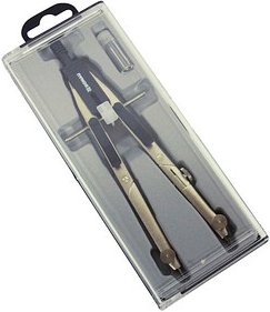 DONAU Zirkel Set silber/schwarz, 1 St.