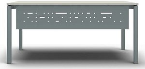 Thumbnail - BISLEY Cito Sichtblende silber 145,0 x 32,0 cm