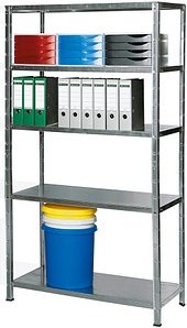 SCHULTE Schwerlastregal 194010-V silber 100,0 x 50,0 x 200,0 cm